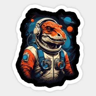 Dino Astronaut Sticker